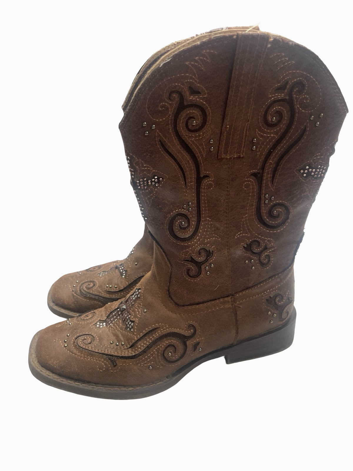 Girls 2 Roper Boots