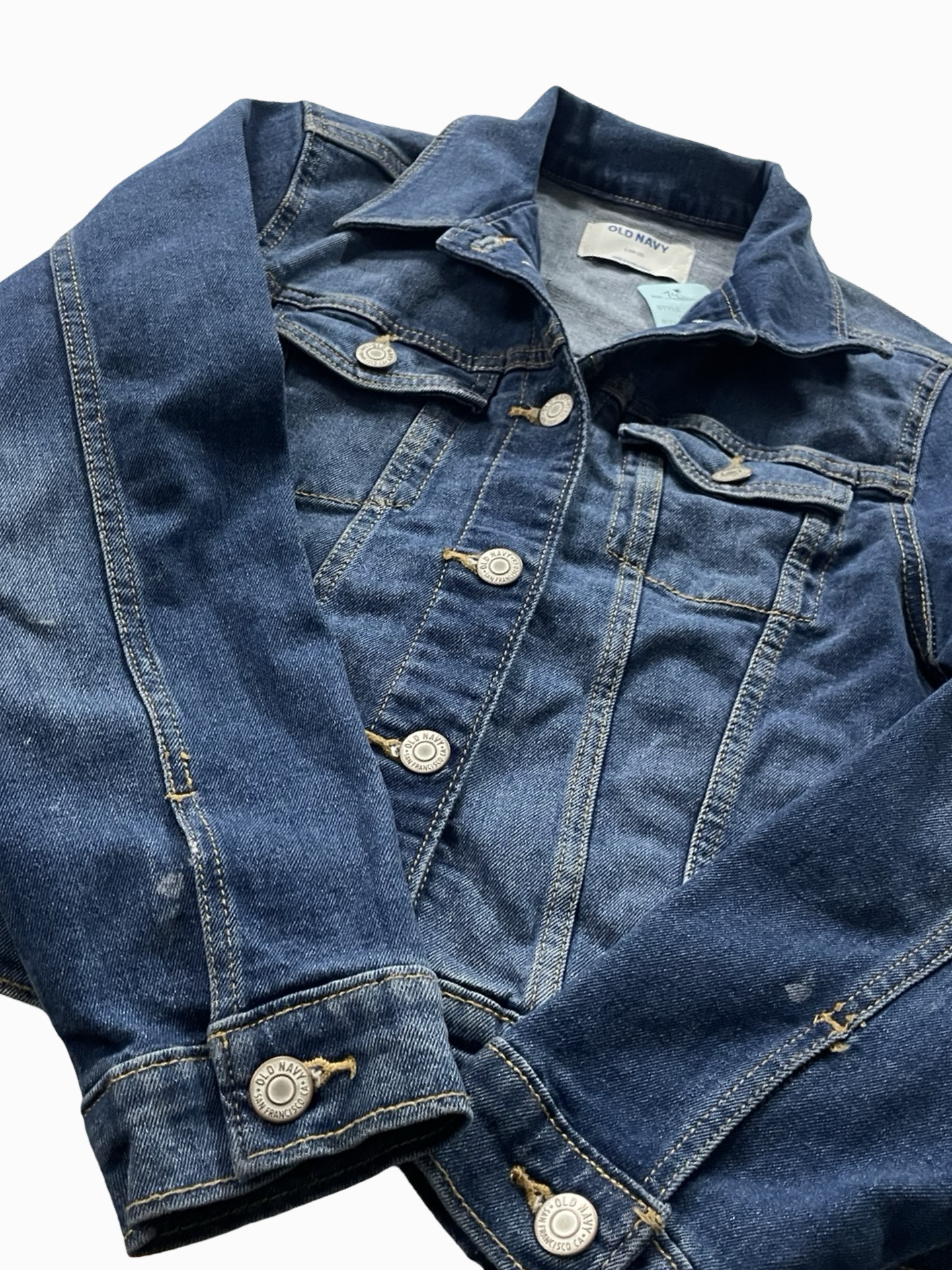 Girls 10/12 Jean Jacket (Spots)