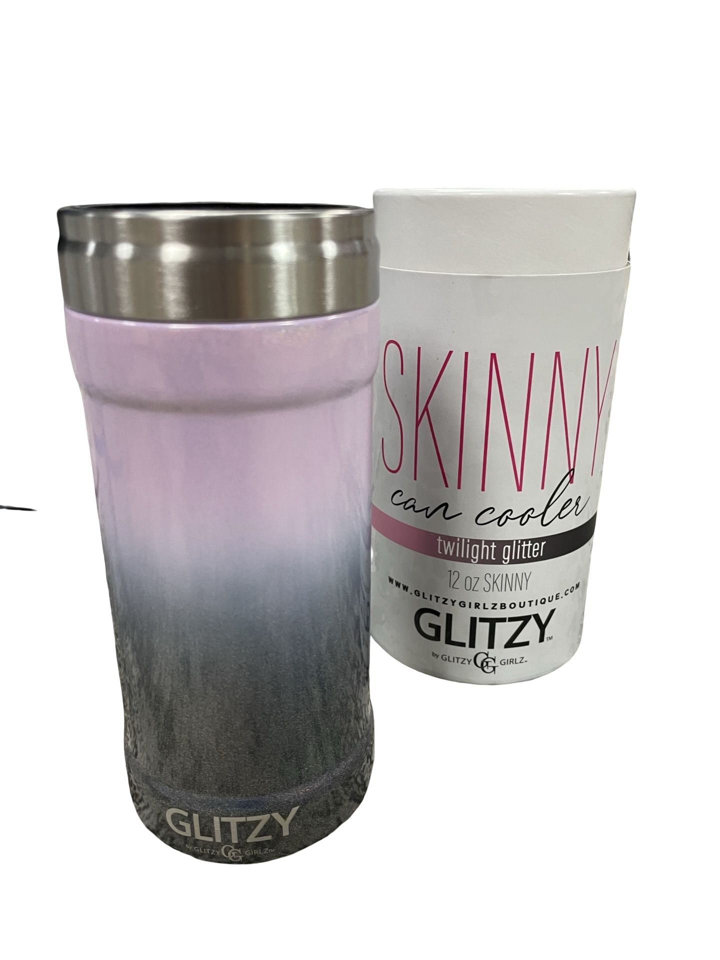 Twilight glitter can cooler
