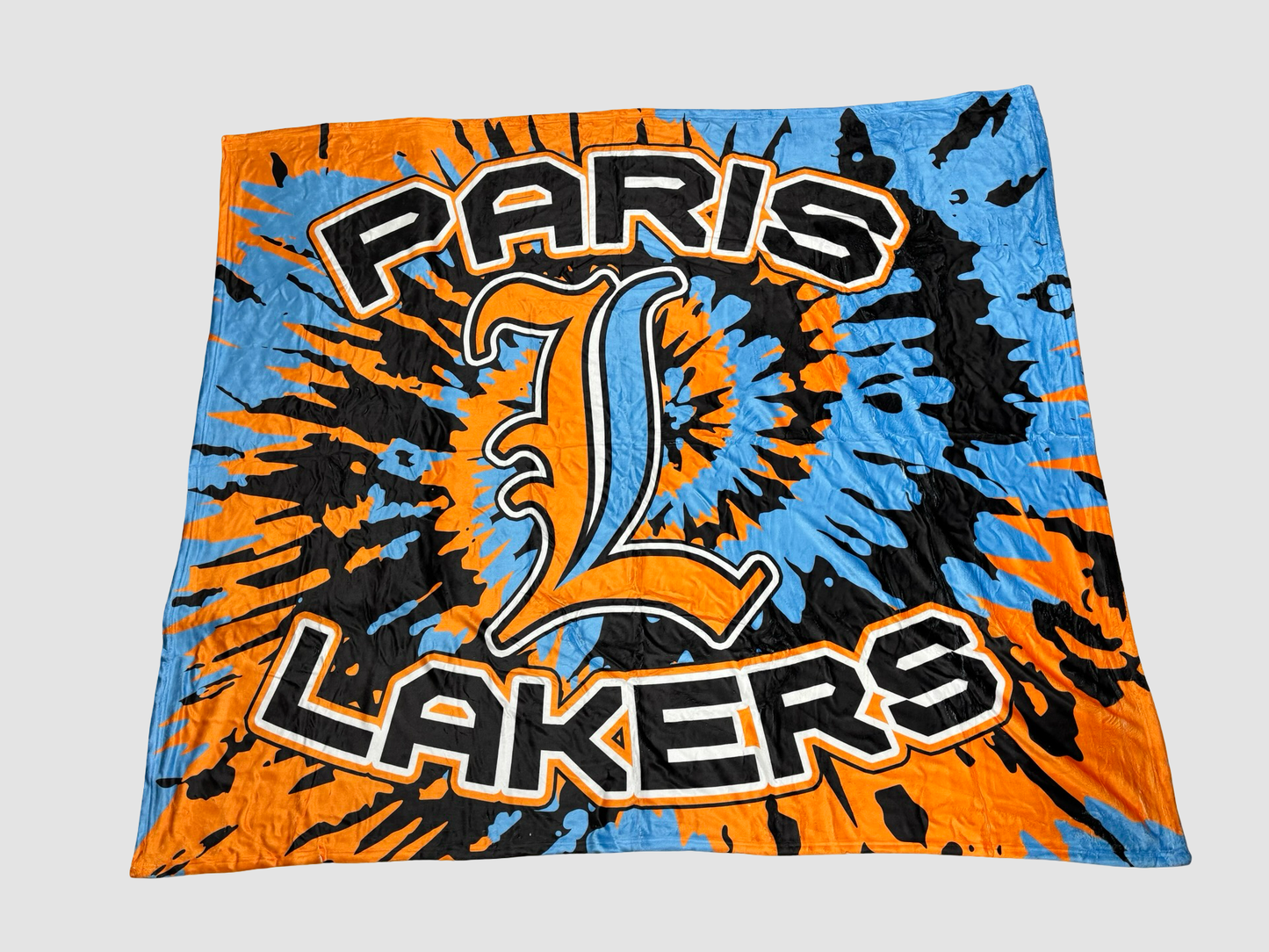 Paris Lakers 🧡🩵 throw blanket 5ft/6ft