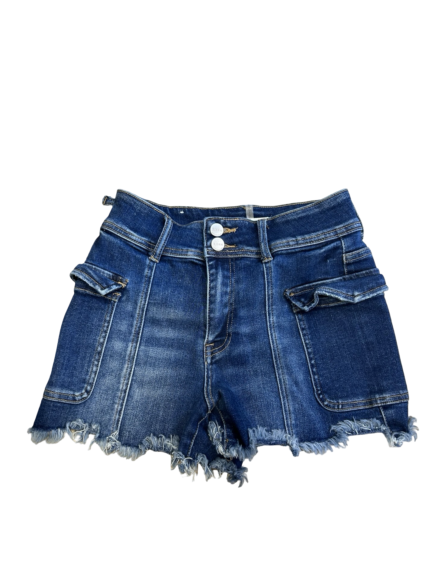 Women’s small risen shorts (one belt loop broken)