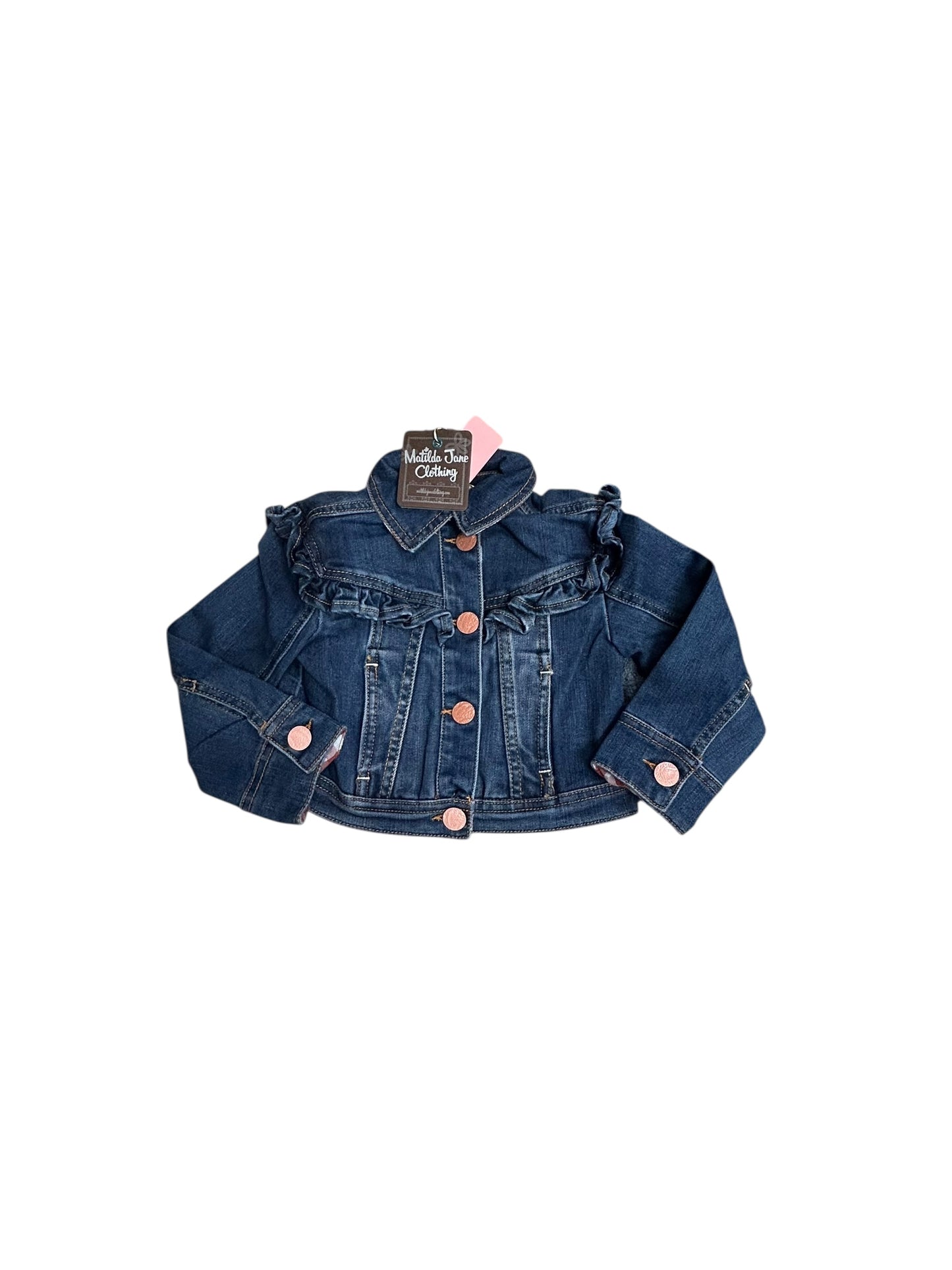 Girls 2 Matilda Jane Jean Jacket-NWT
