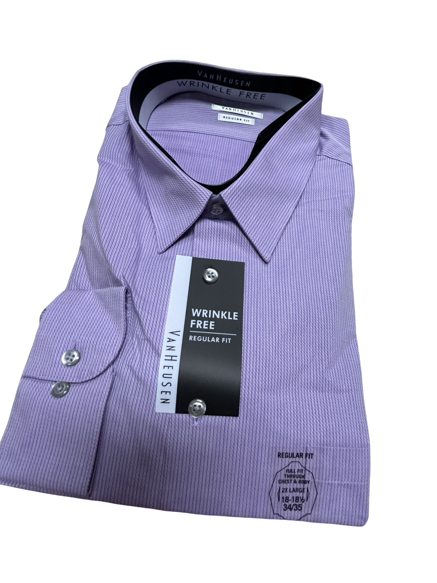 Mens VanHeusen Botton Up NWT-2x Large (18-18.5 4/5)