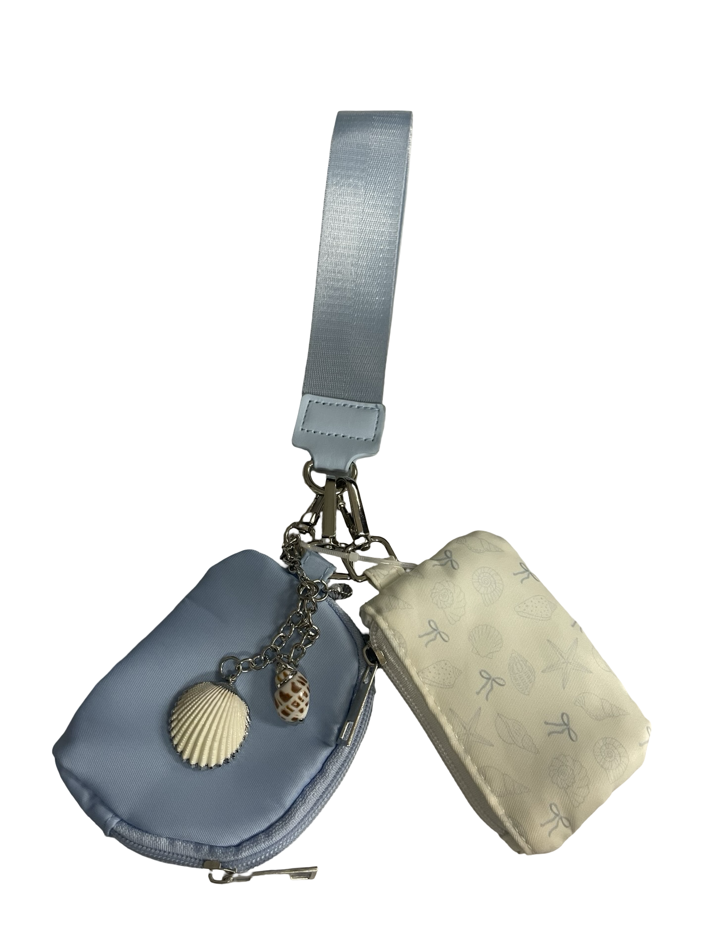 Dual pouch wristlet