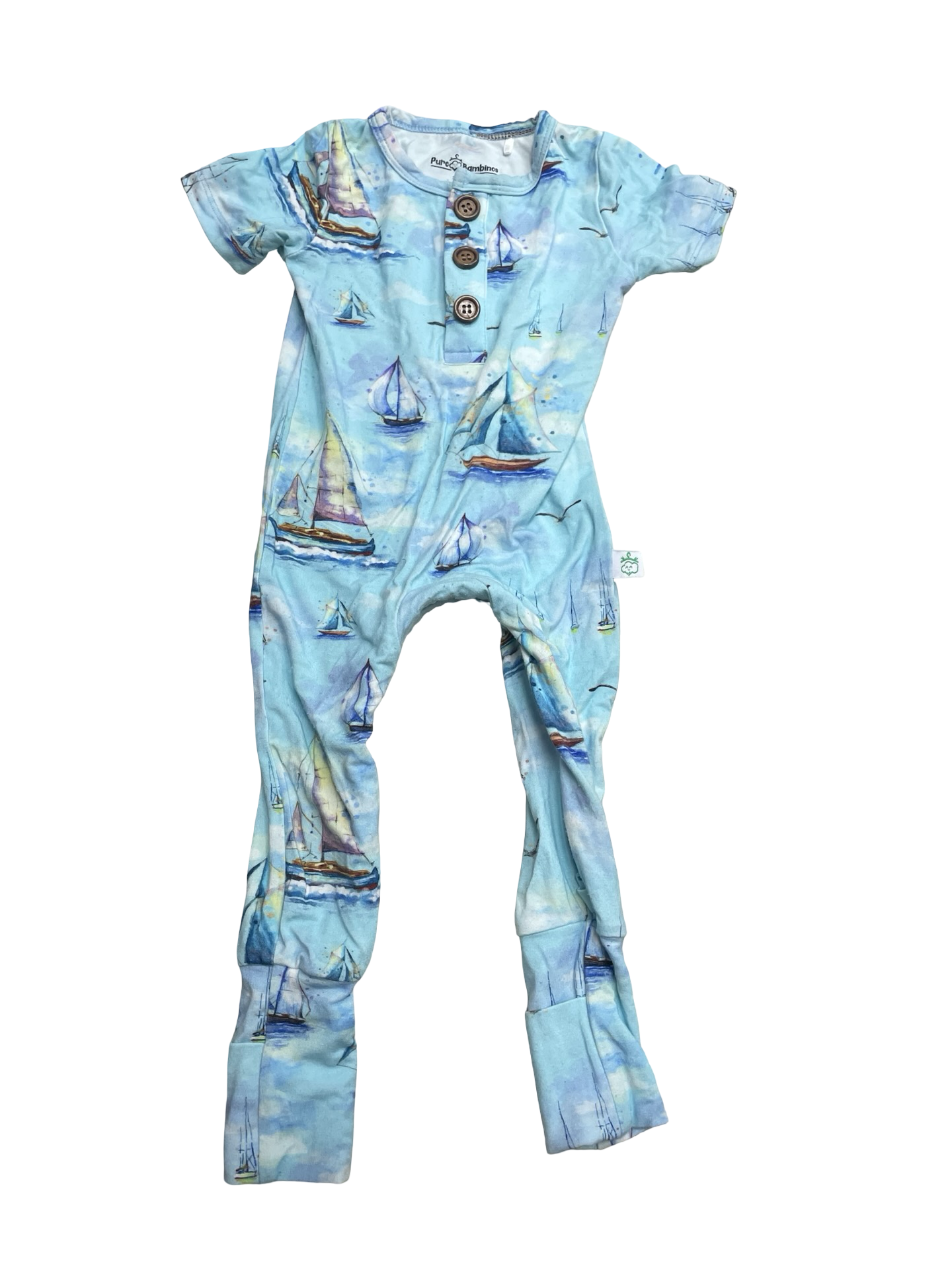 Baby 3/6M Bamboo One Piece