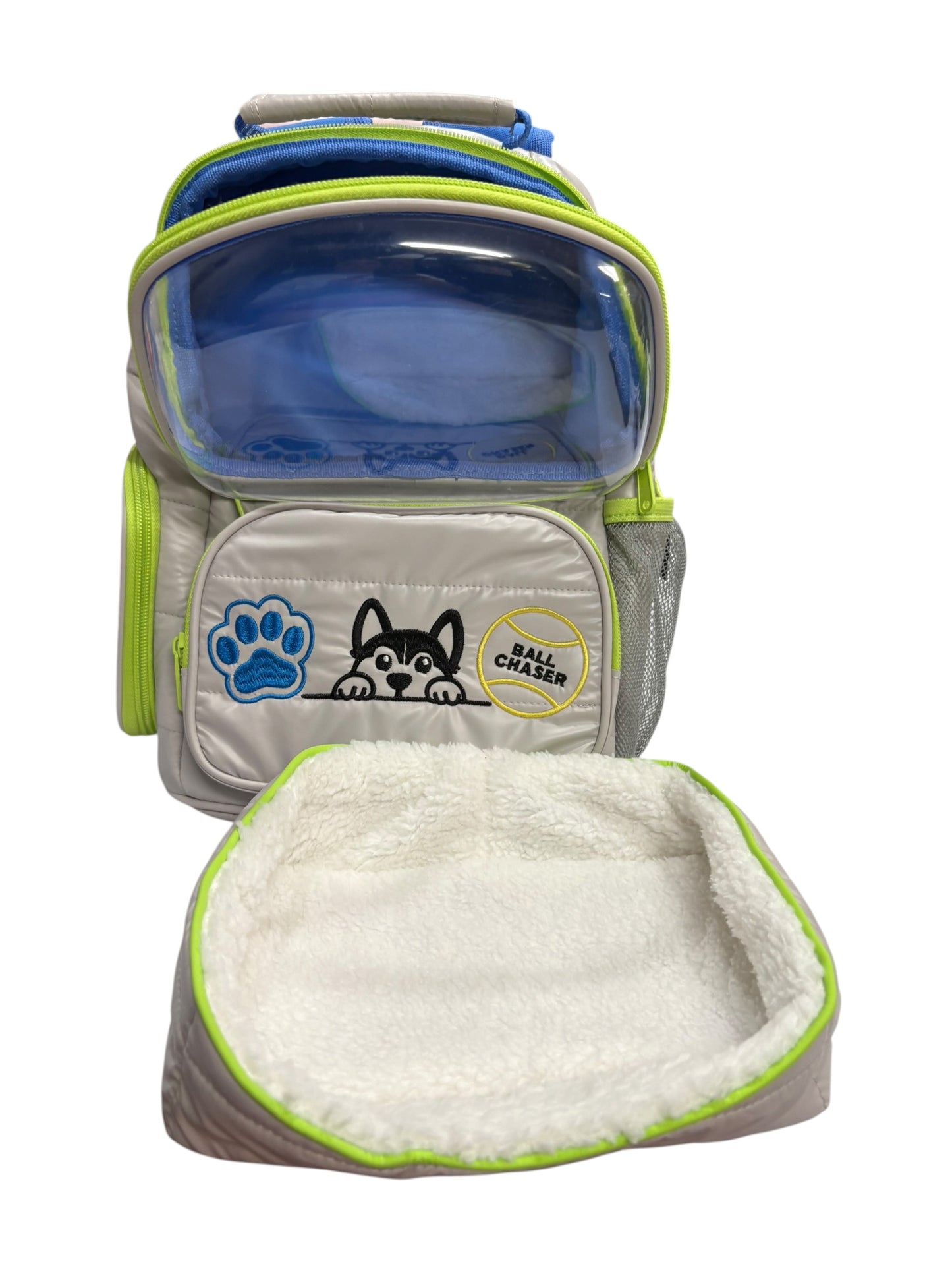 Pet carrier toy and bed