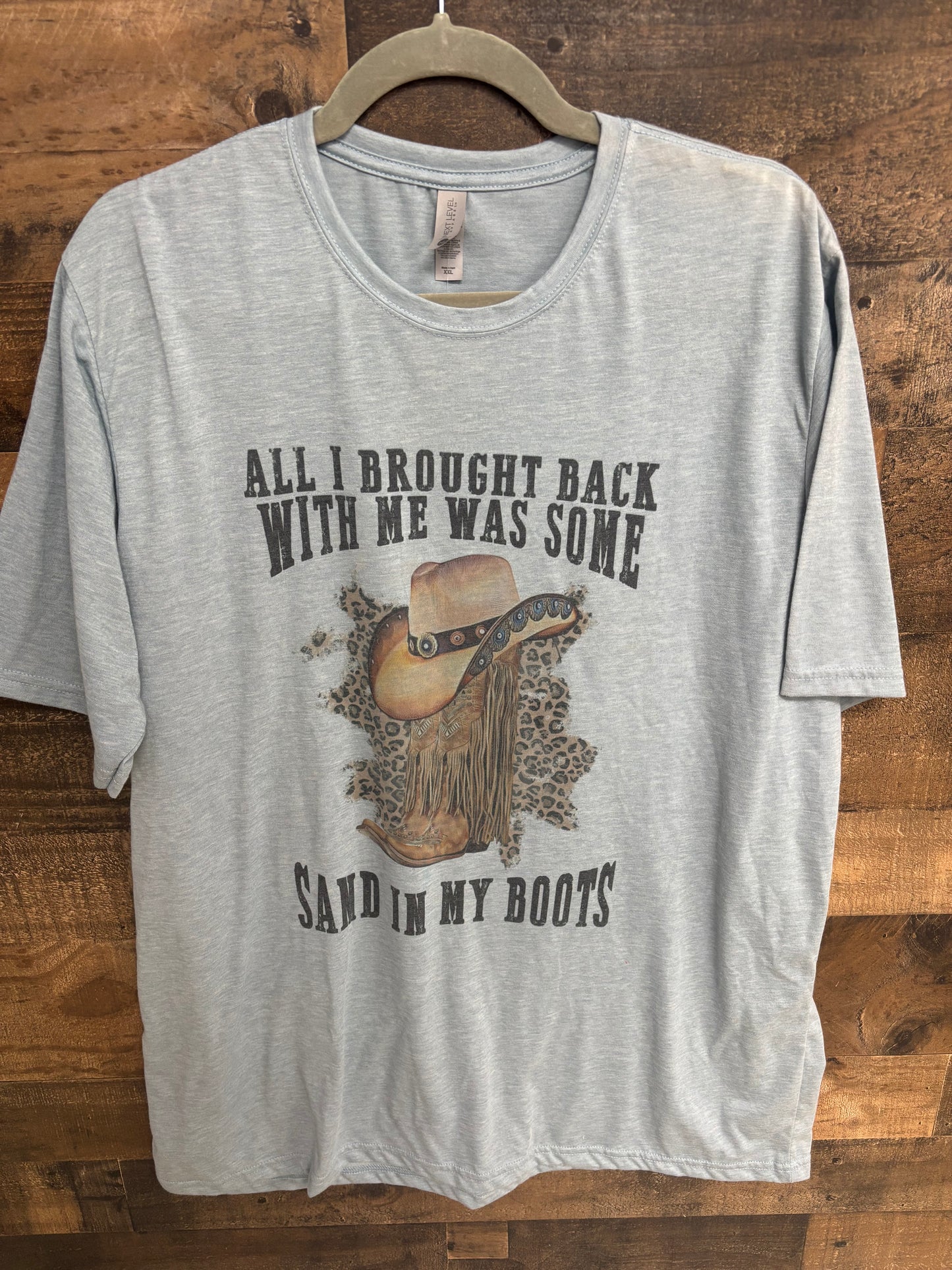 All I brought back with me was some sand in my boots - 2x