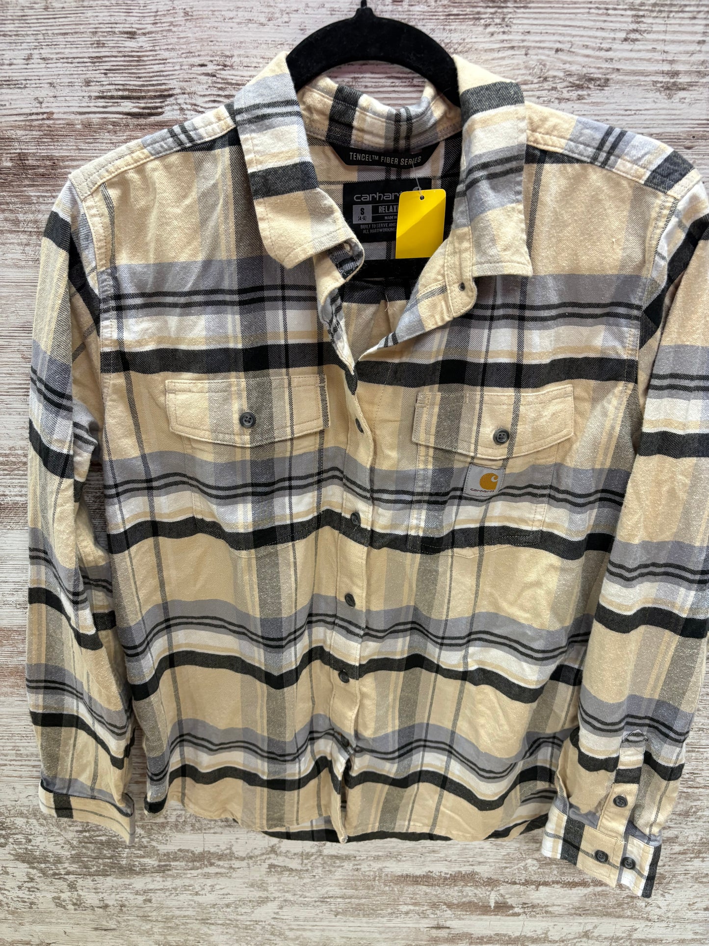 Men’s small carhartt button shirt
