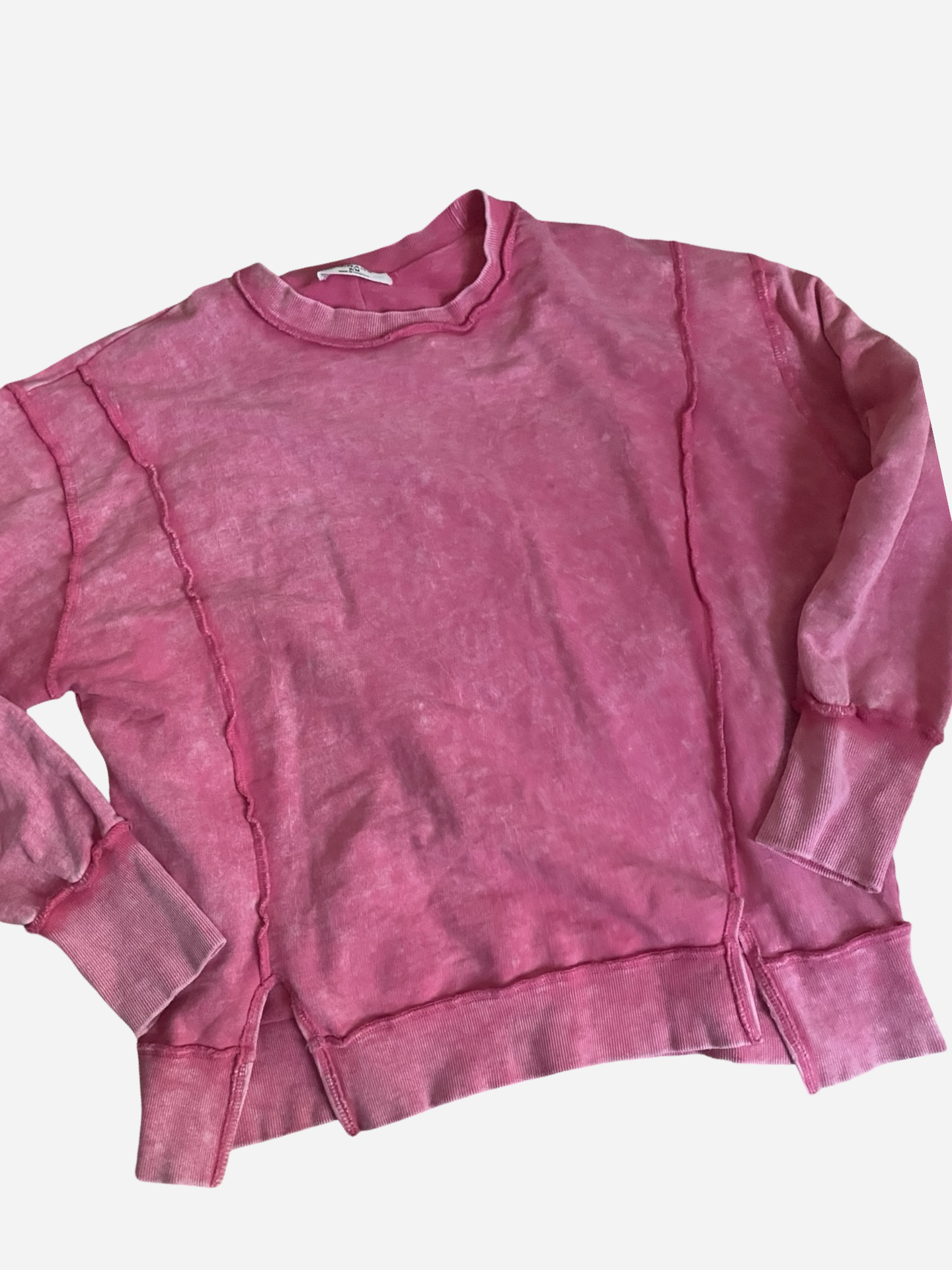 Women’s Zenana Acid Crewneck-S/M