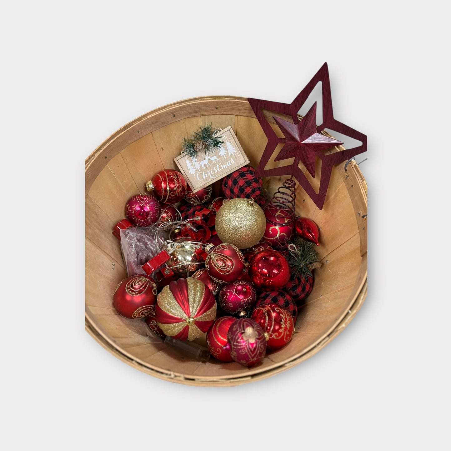 Christmas Decor *basket not included*