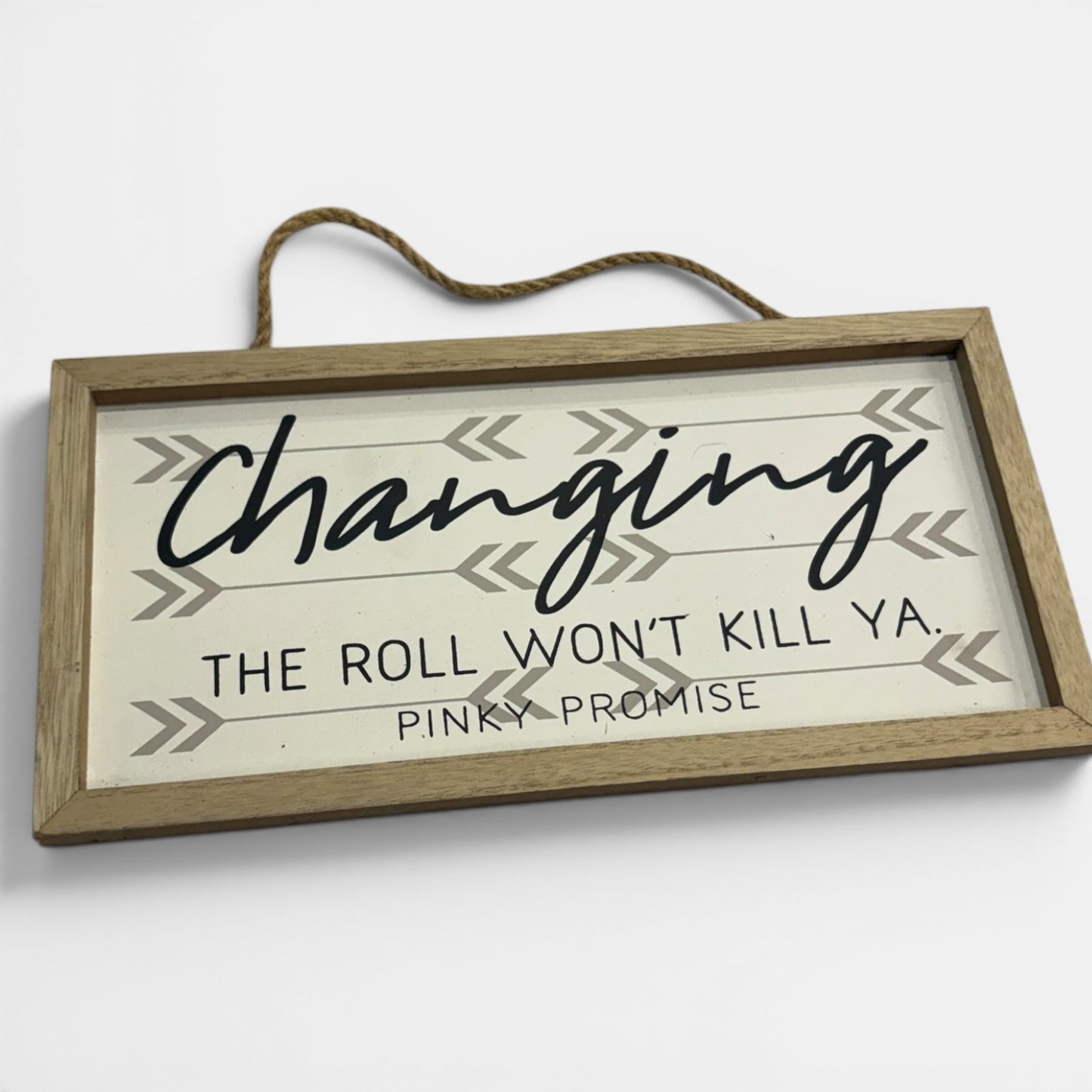 Small hanging sign