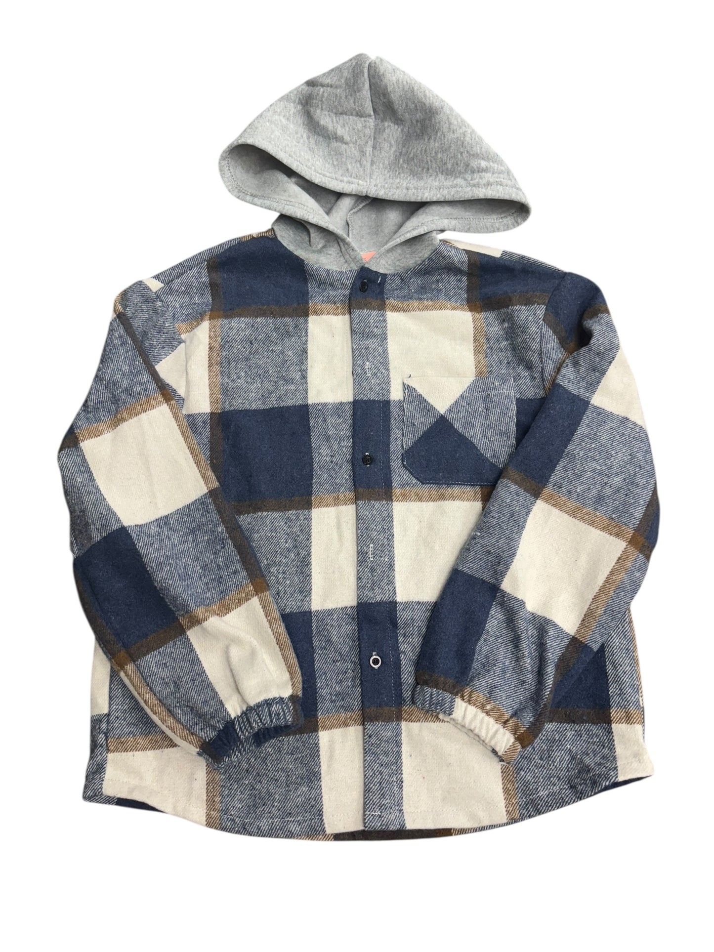 Boys 10y flannel with hood