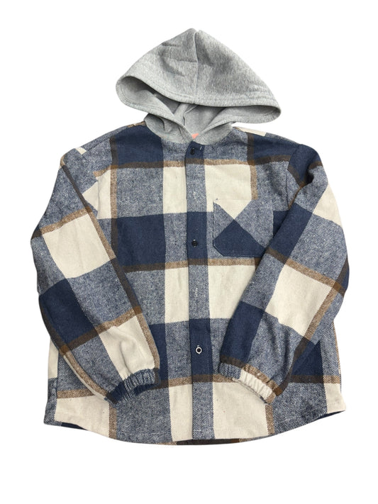 Boys 10y flannel with hood