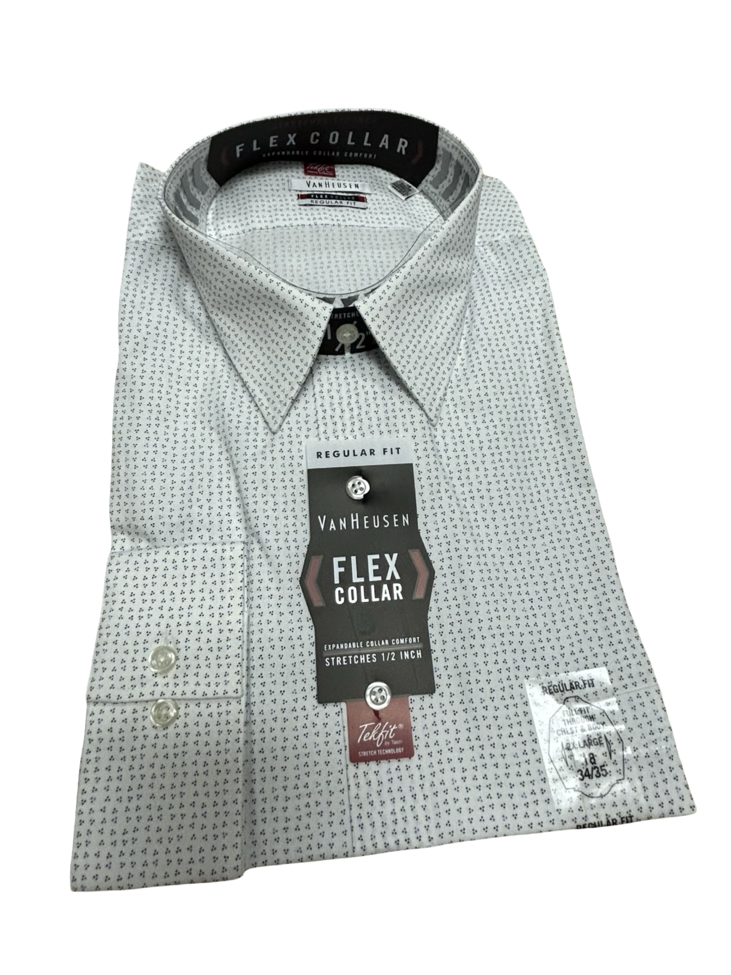 Mens VanHeusen Botton Up NWT-2x Large (18 34/35)