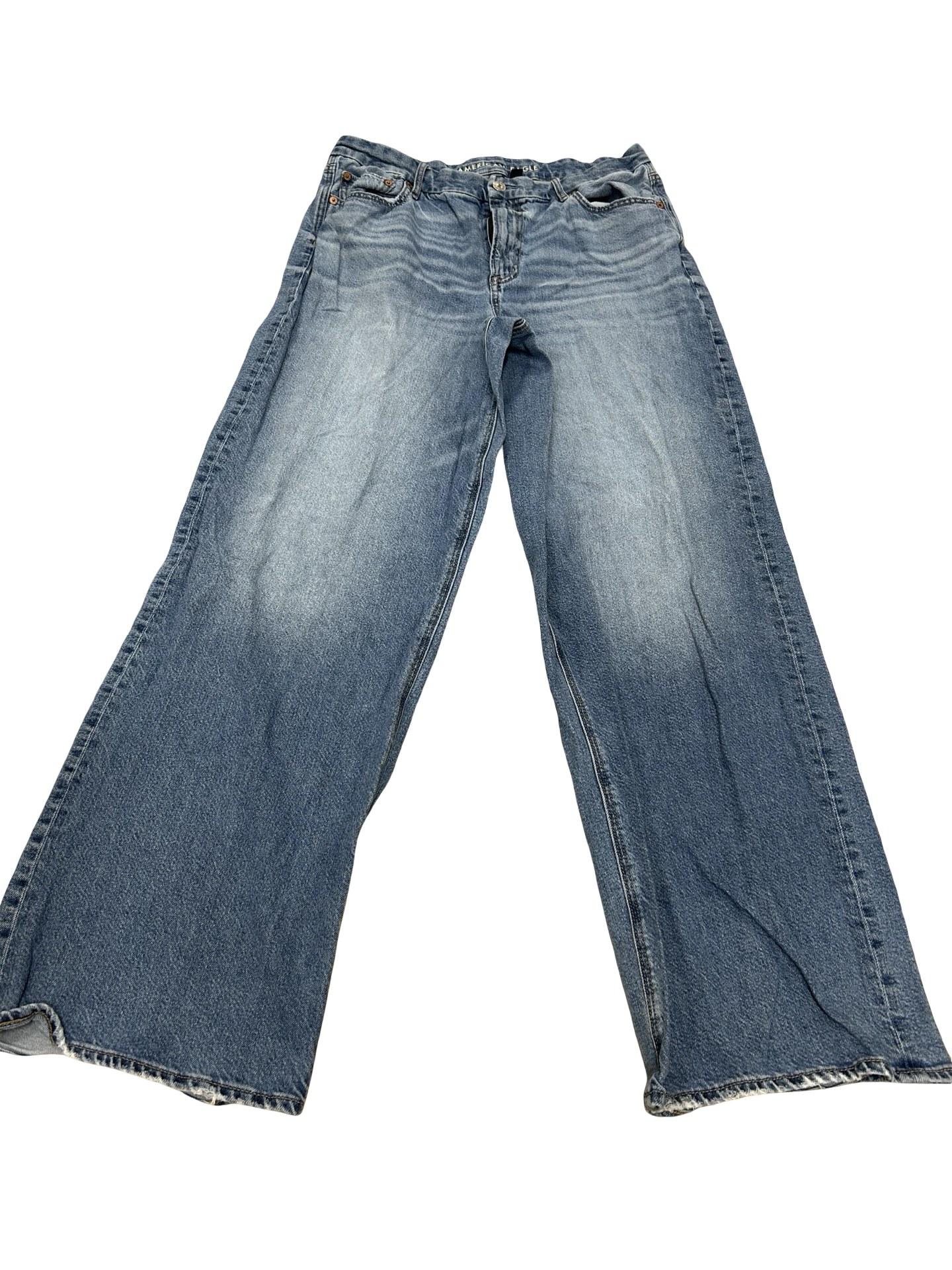 Womens 16 long jeans AE baggy straight