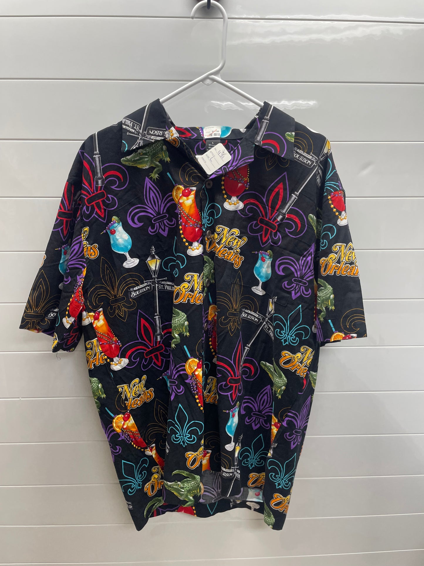 Men’s large button up