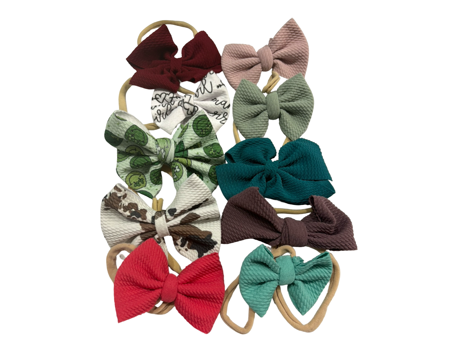 Headband bow wraps