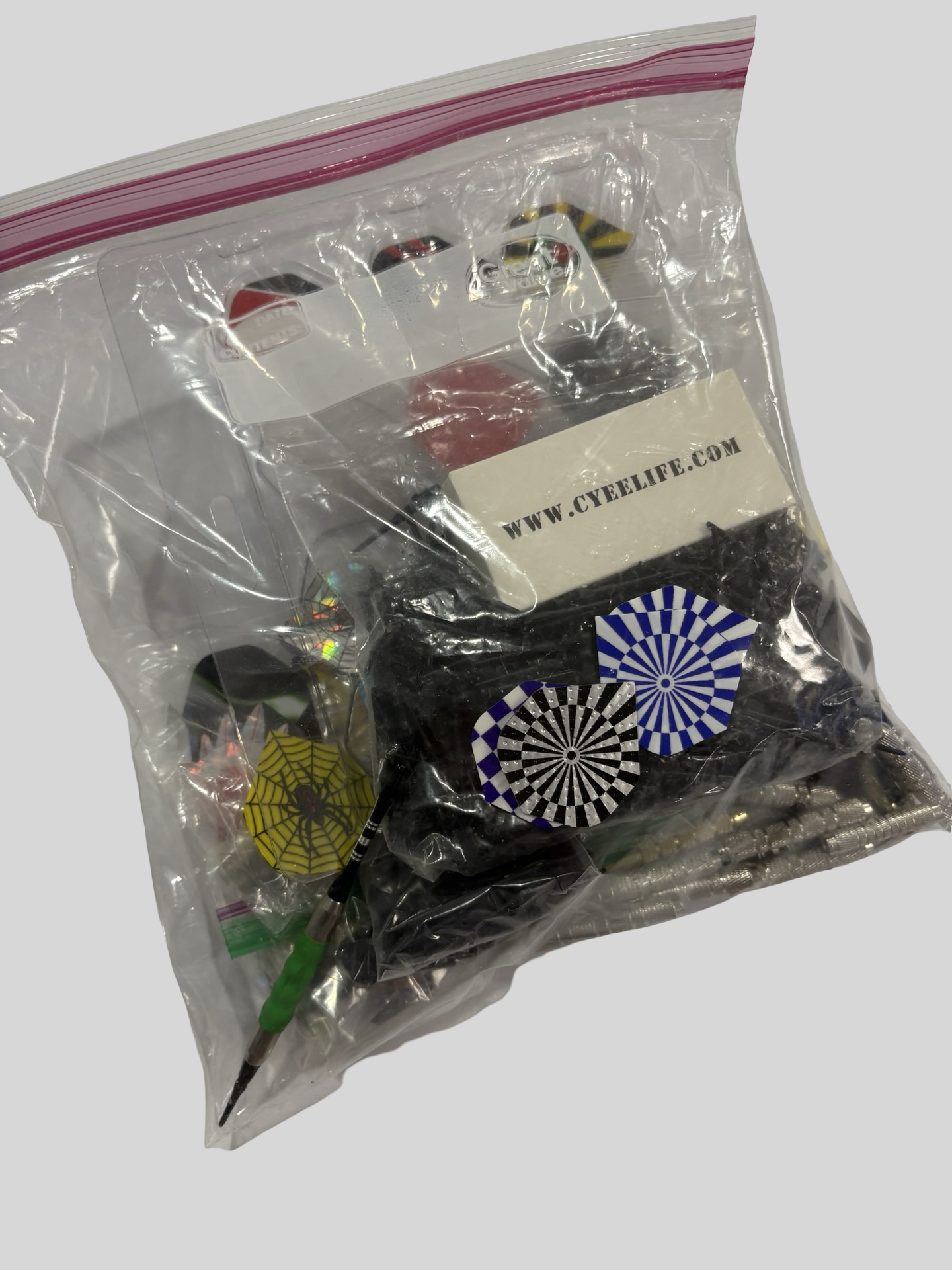 Bag of dart supplies