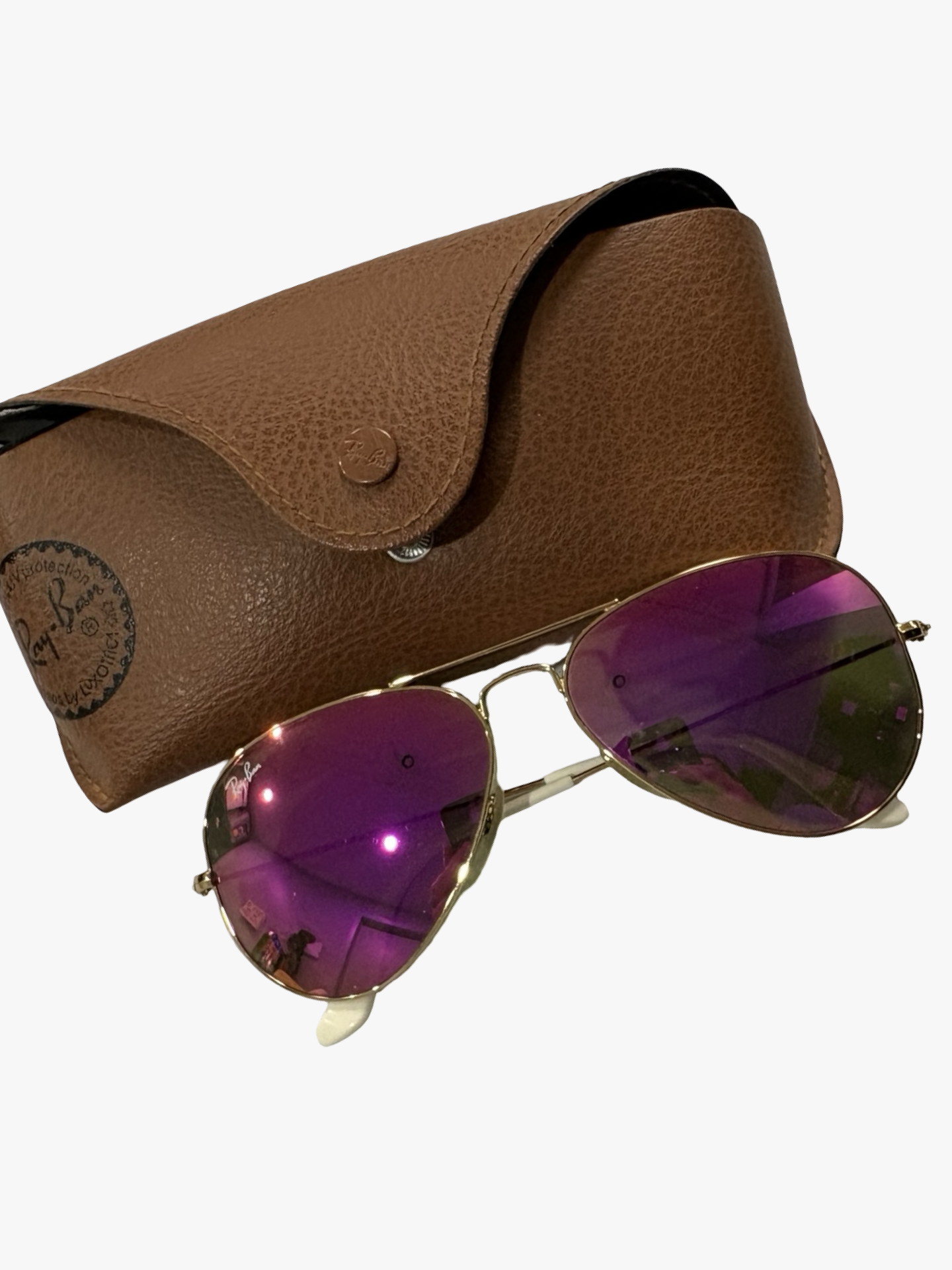 Ray-Bans with case