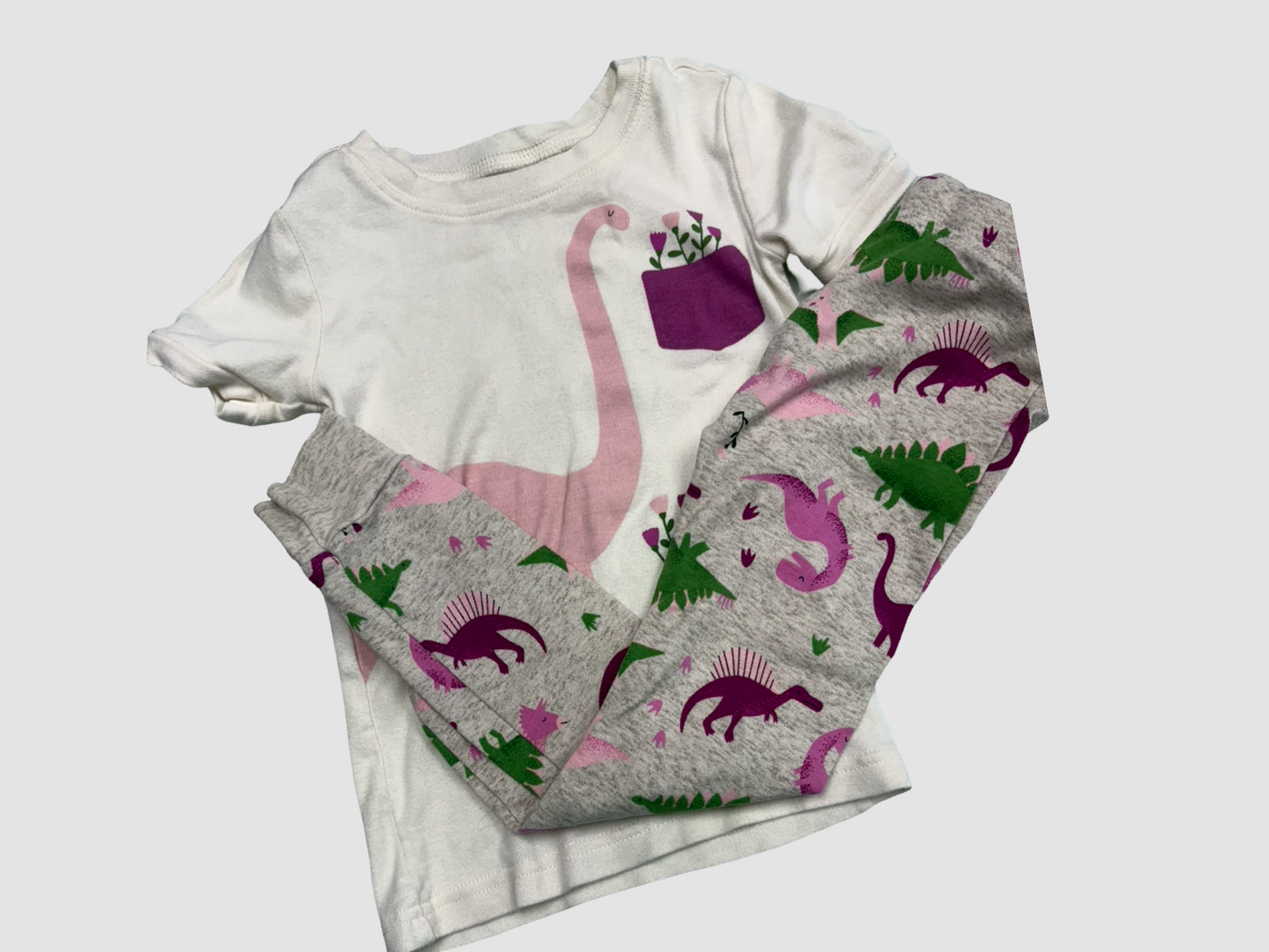 Girls Dino PJs size 4T