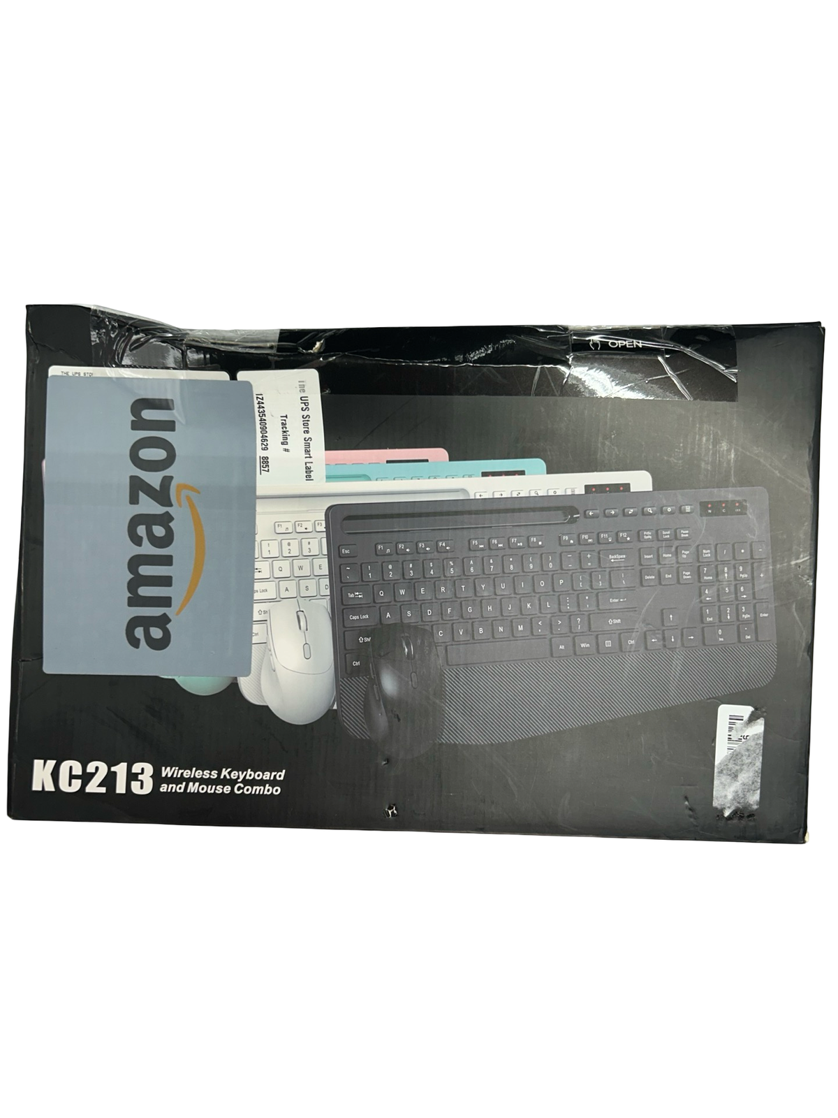 Wireless keyboard and mouse combo black