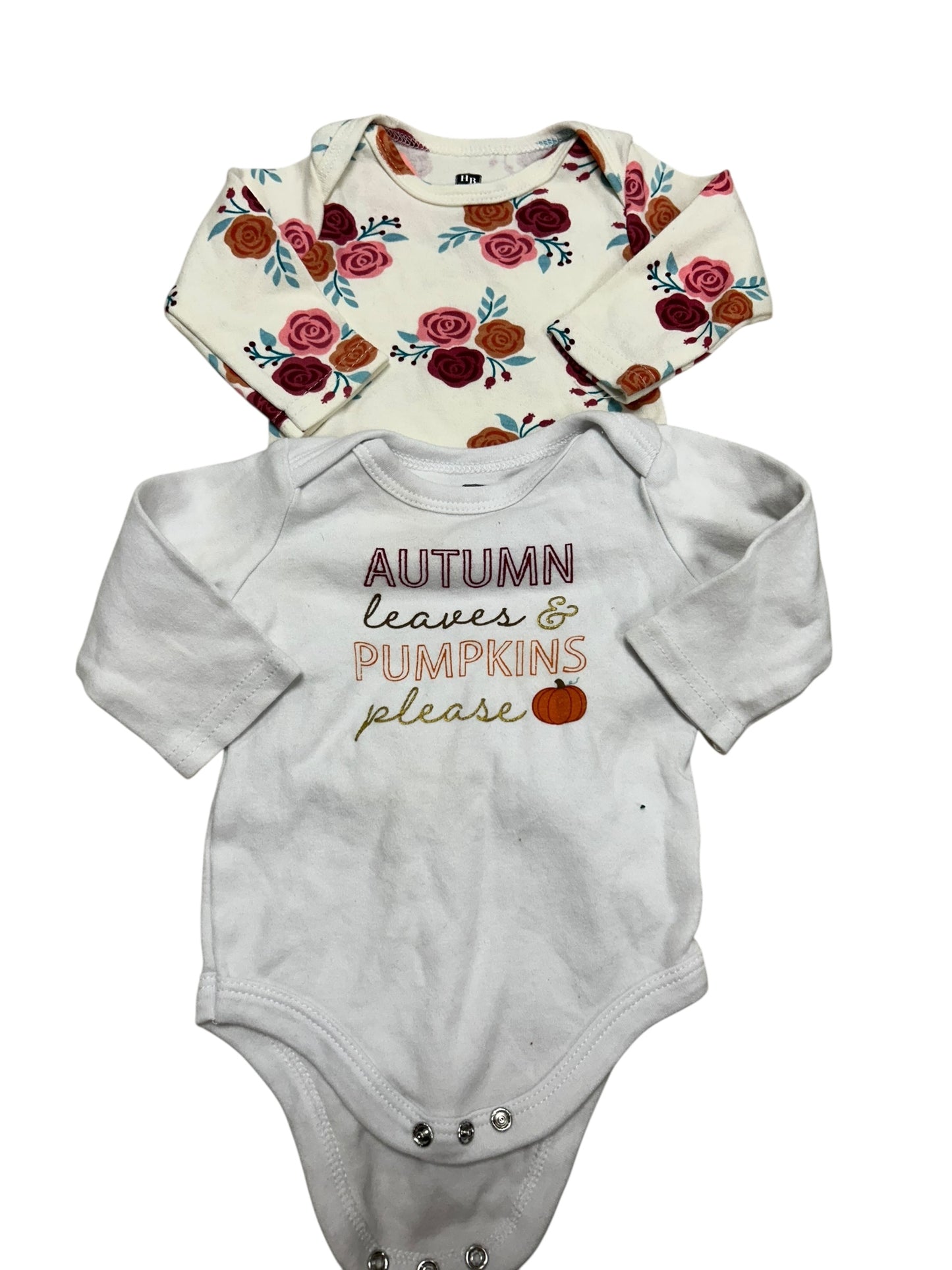 Girls 0-3m onesies