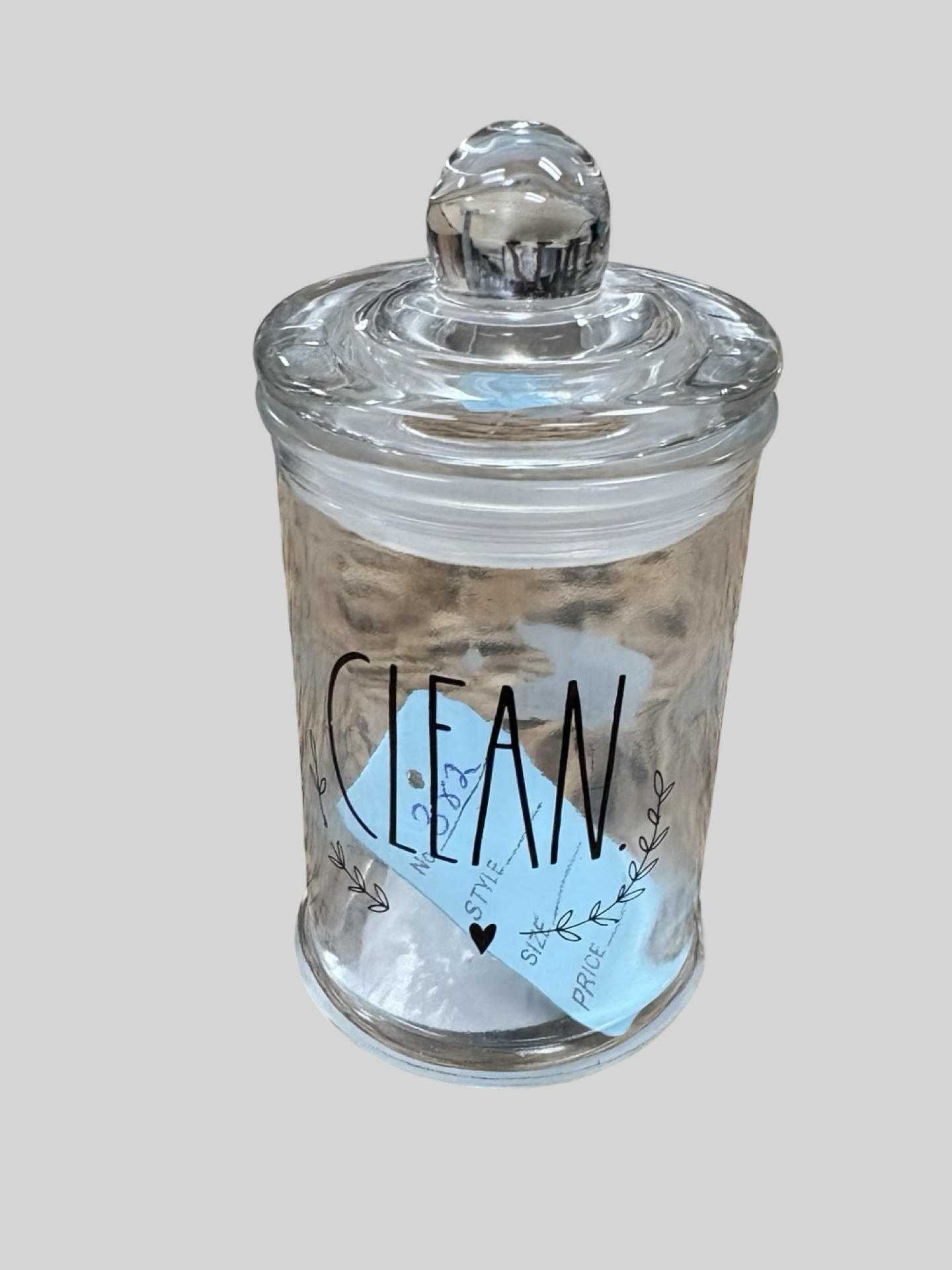 Rae Dunn cotton swab holder