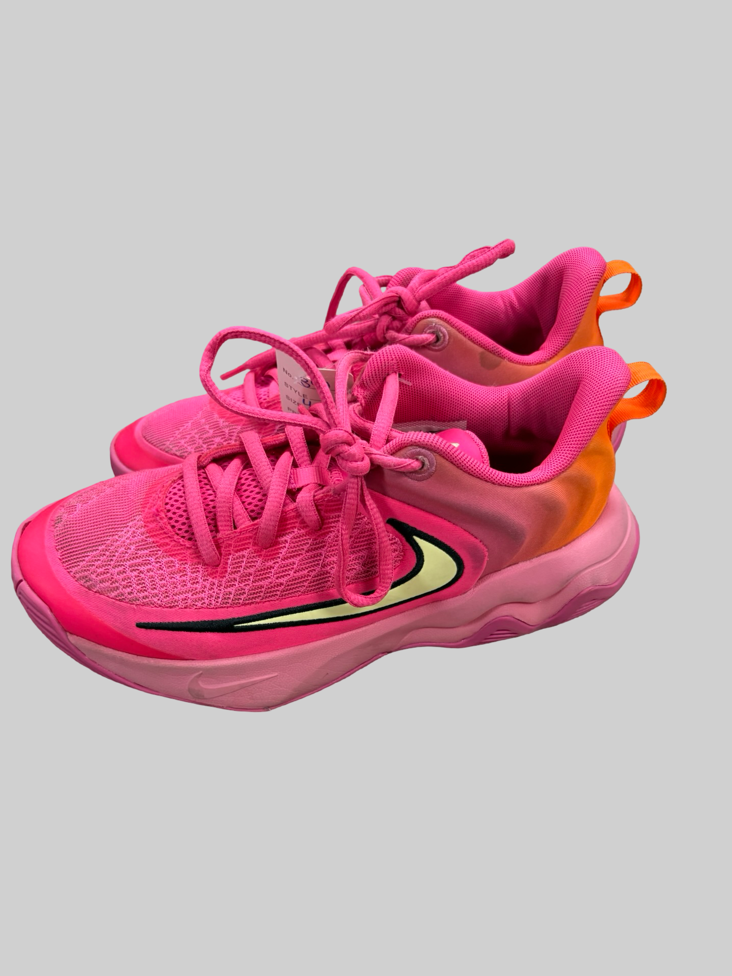 Girls Nike size 4 basketball shoes