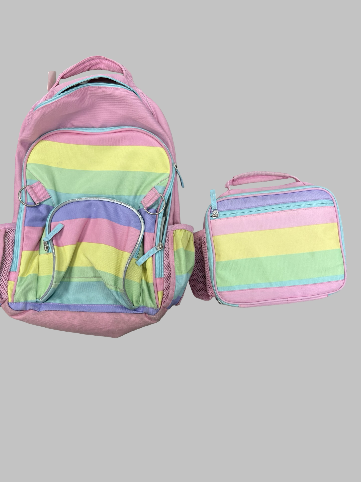 Pottery barn backpack with lunch box