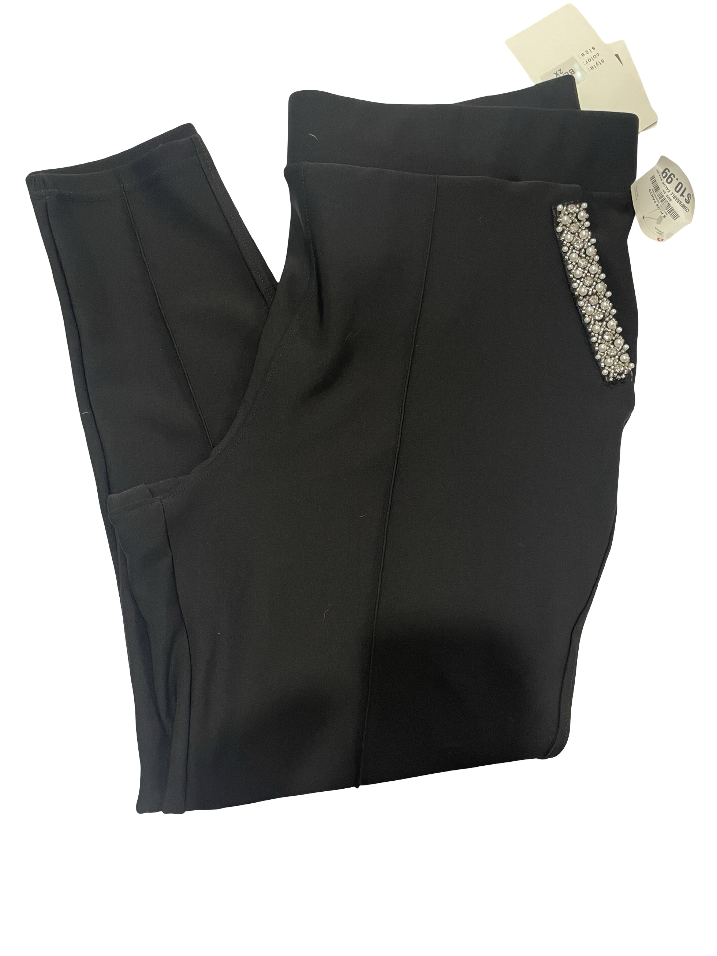 Women’s black dress pants 2X
