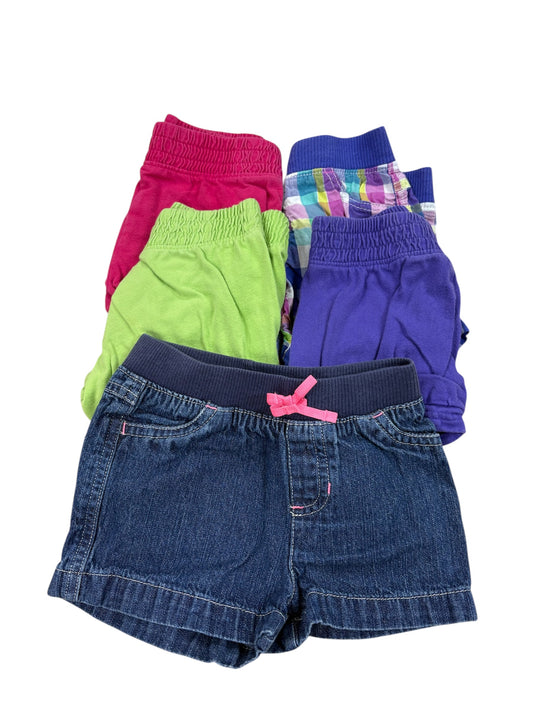 Girls 18 month shorts lot
