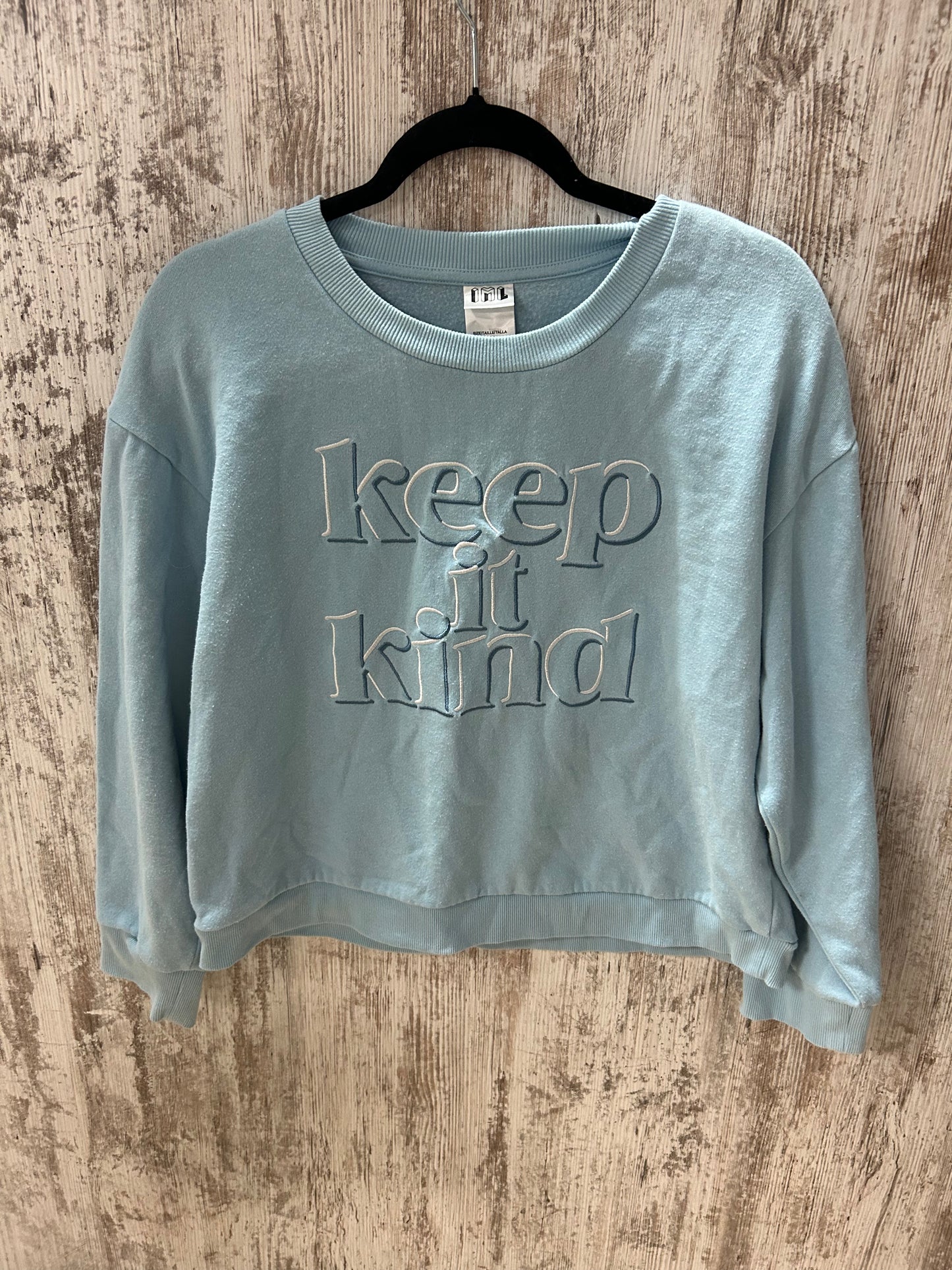 Womens large cropped Crewneck