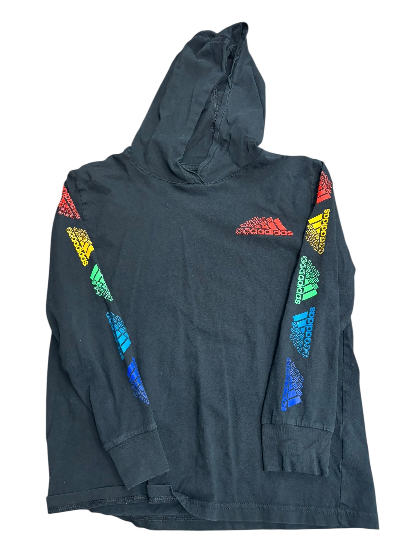 Boys small adidas long sleeve with hood