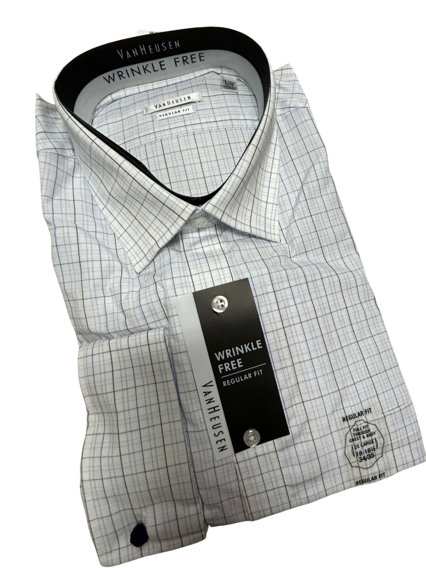 Mens VanHeusen Botton Up NWT-2x Large (18-18.5 4/5)