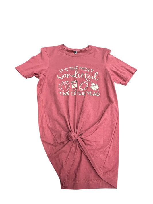 Womens “Most Wonderful Time” short sleeve-S, M, XL available