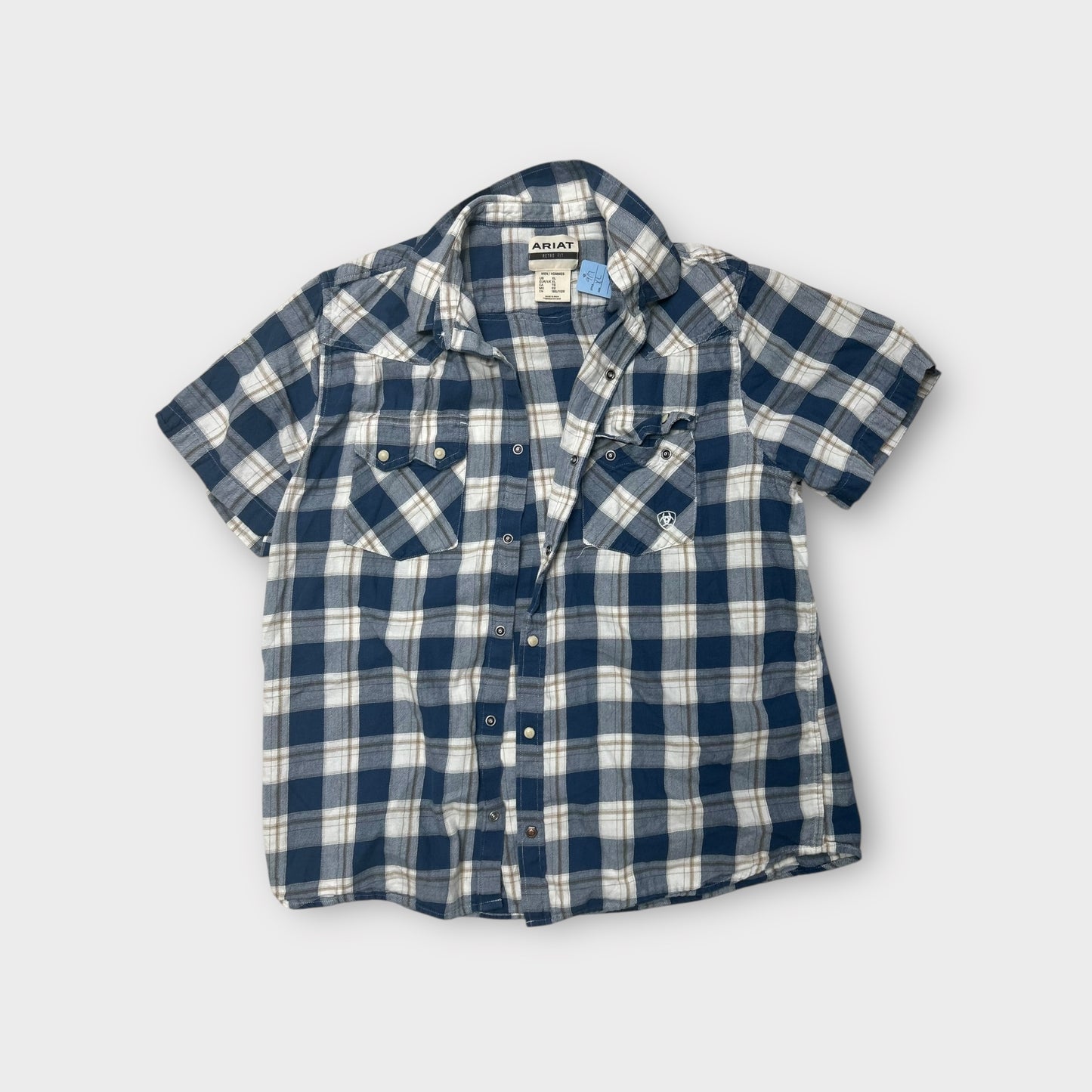 Mens Ariat Button Up-XL