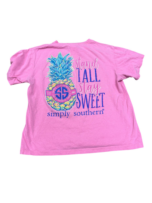 Girls simply southern medium shirt
