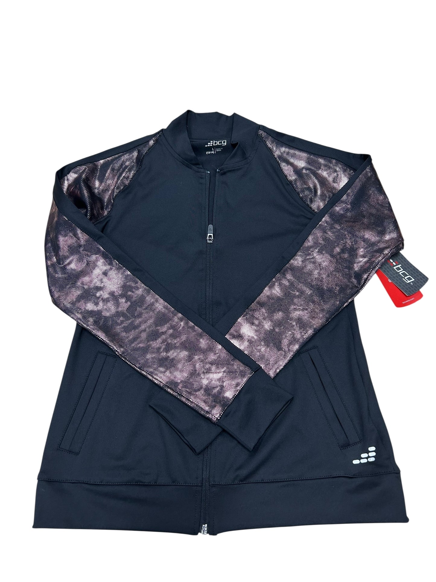 Girls large nwt zip up sweatshirt