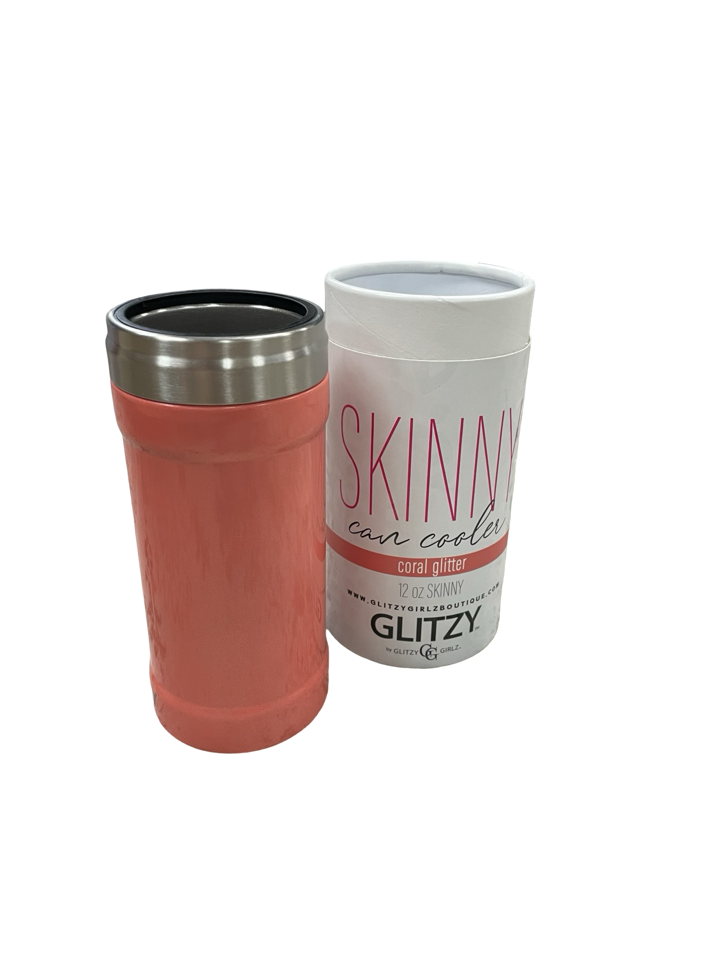 Coral glitter can cooler new