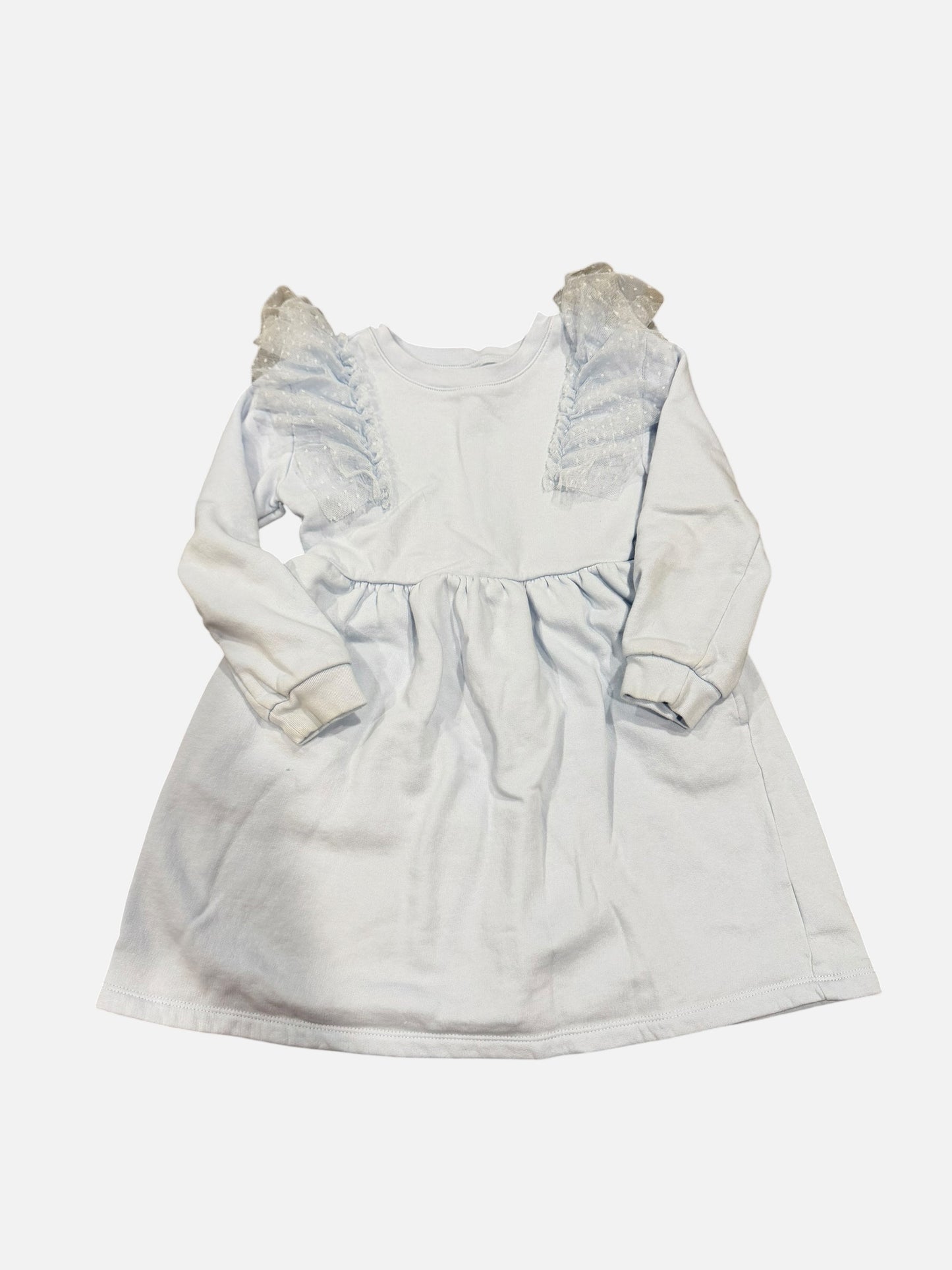 Girl’s 5 gap long sleeve dress  - blue