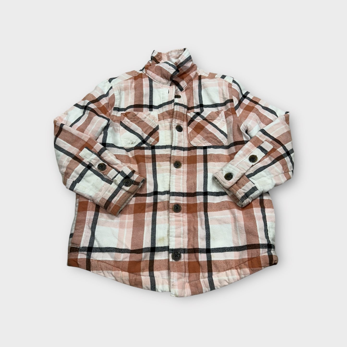 Girls 10/12 Shacket-stains