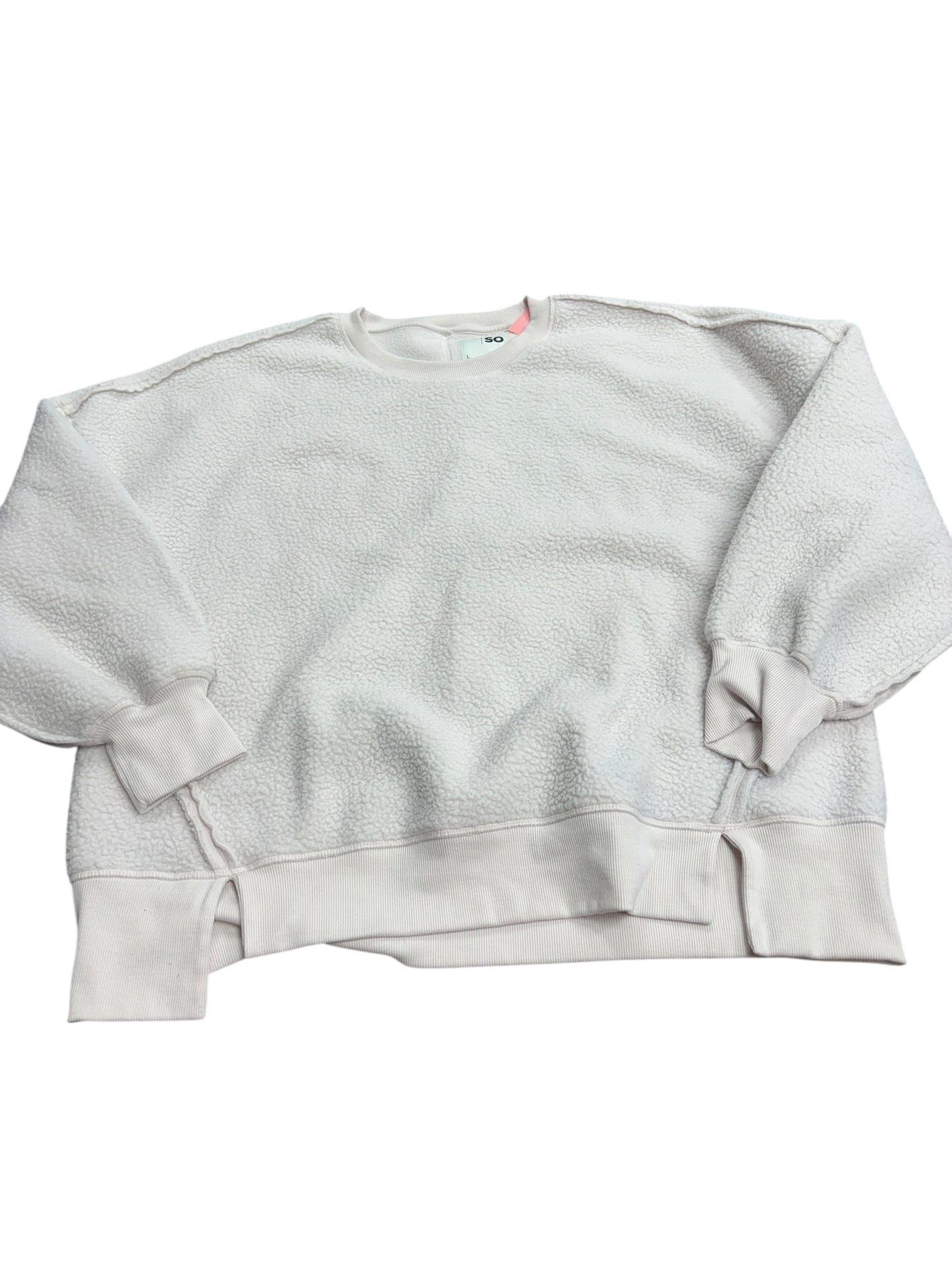 Women’s large Sherpa crewneck