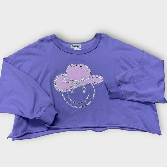 Women’s cropped crewneck large