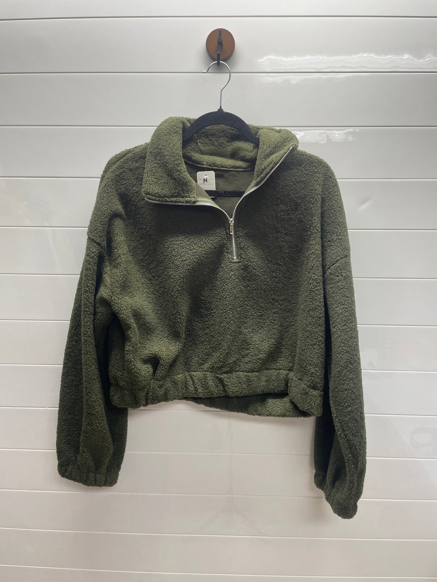 Women’s large crop quarter zip