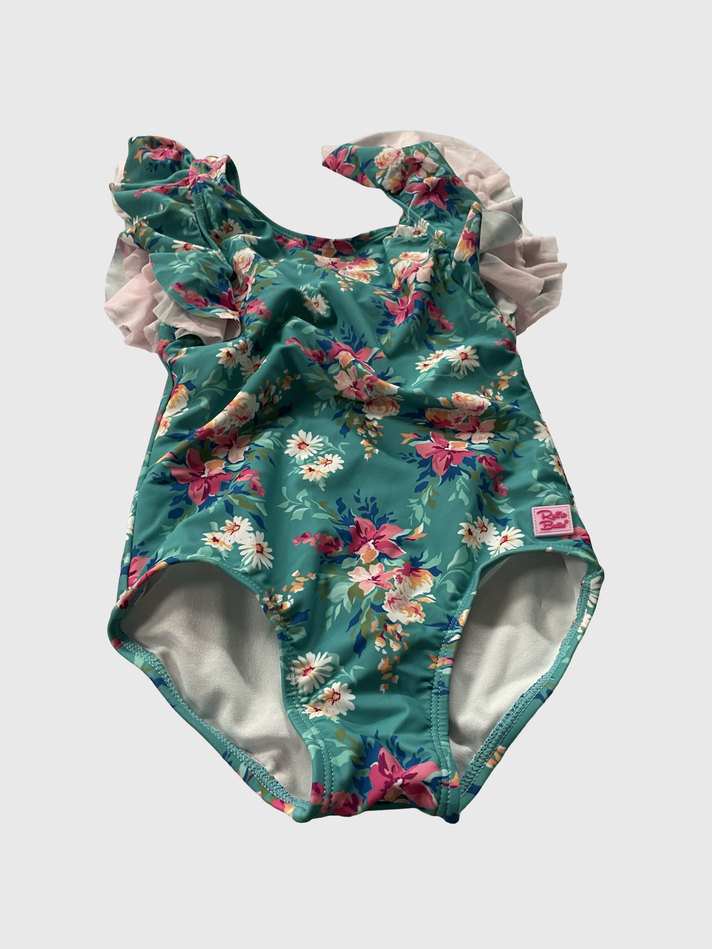 Girls 6 Ruffle Butt Swimsuit