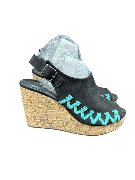 Womens 10 wedge sandals-new