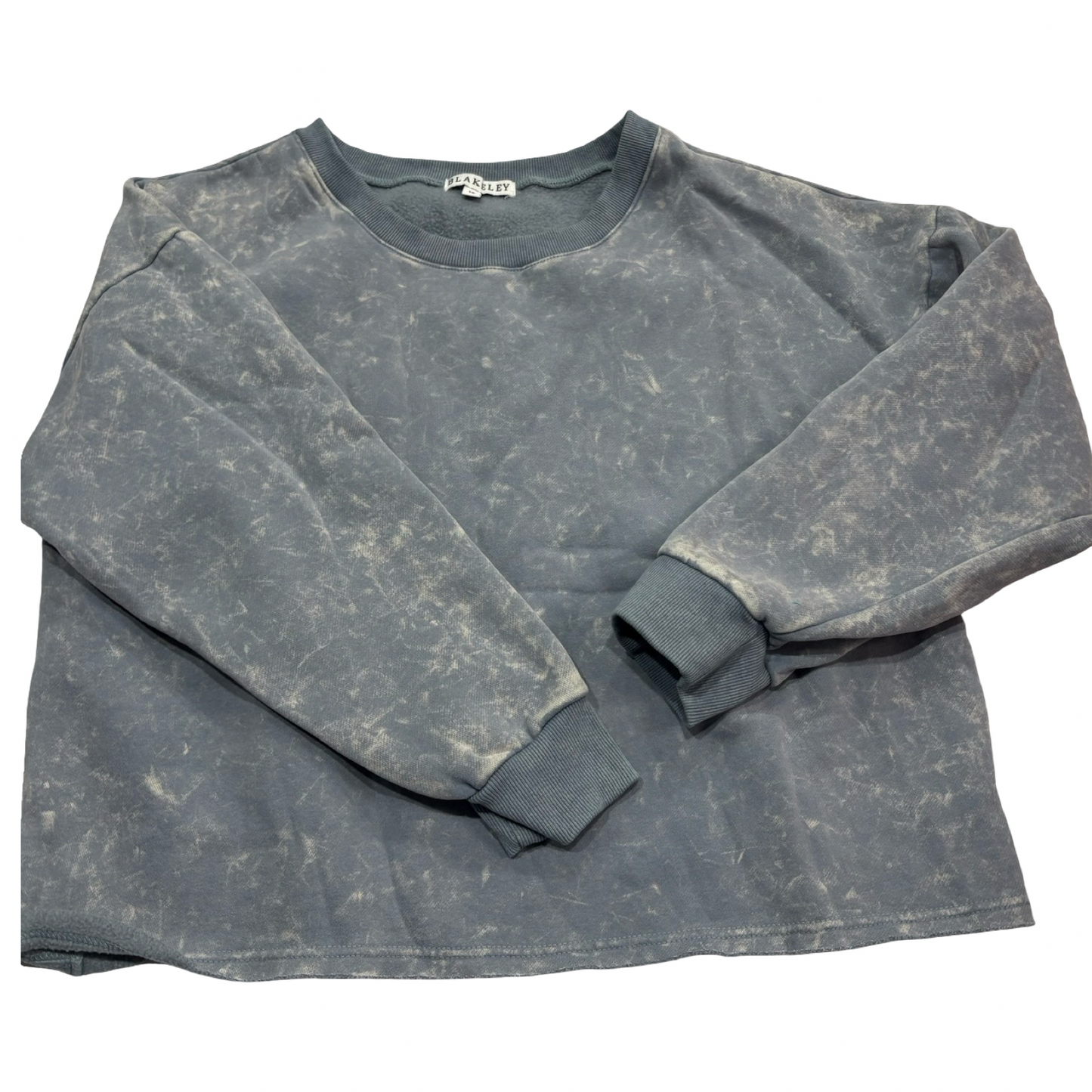 Womens 1X cropped crew