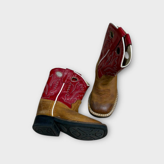 Boys Old West boots sz 6C