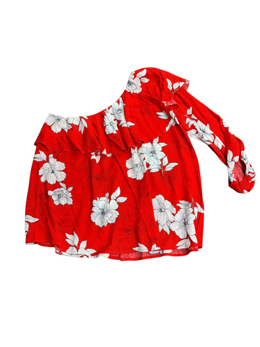 Womens medium one shoulder shirt