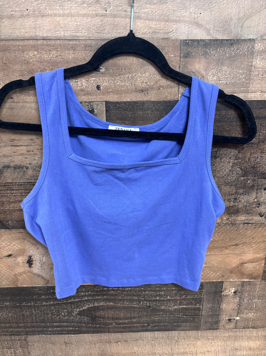 Women’s large cropped tank zenana